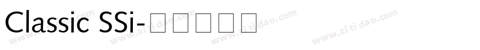 Classic SSi字体转换